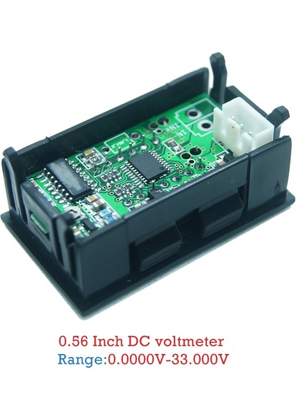 Nanlıy- Dijital 0.56 Inç LED Ekran 5 Bit Dc 0-33.000 V Voltmetre Gerilim Ölçer Test Cihazı (Yurt Dışından)