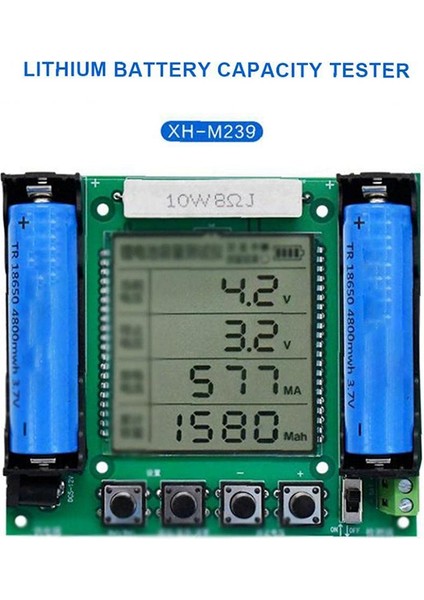 Oumery XH-M239 Lityum Pil 18650 Gerçek Kapasite Test Cihazı Modülü Mah/mwh Ölçümü Yüksek Hassasiyetli Alet Aksesuarları (Yurt Dışından) indirimleri