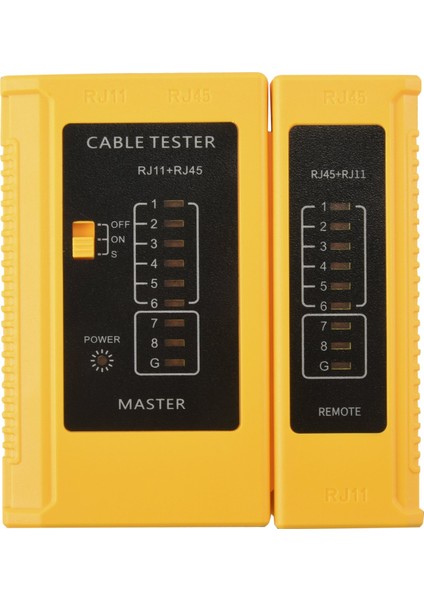 Ağ Kablosu Test Cihazı Test Aracı RJ45 RJ11 RJ12 Cat5 Cat6 Utp USB Lan Tel Ethernet Kablosu Test Cihazı (Pil Dahil Değil) (Yurt Dışından)