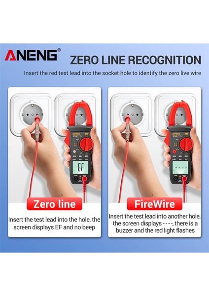 Aneng ST181 Dijital Pens Metre Dc/ac Akım 4000 Sayım Multer Ampermetre Gerilim Test Cihazı Araba Amp Hz Kapasite (Yurt Dışından) fırsatları