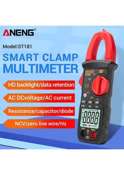 Aneng ST181 Dijital Pens Metre Dc/ac Akım 4000 Sayım Multer Ampermetre Gerilim Test Cihazı Araba Amp Hz Kapasite (Yurt Dışından) indirimleri