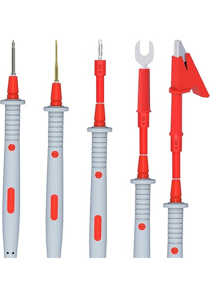 Multimetre Test Kabloları Kiti Dijital Elektrik Test Probları Timsah Klipsli Set Mini Kavrayıcı Test Kanca Klipsleri Cımbız (Yurt Dışından) indirimleri