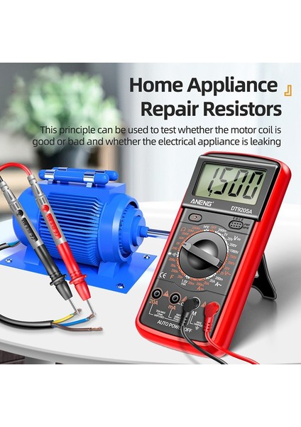 Dijital Multimetre 1999 Otomatik Kademe Sayımı Ac/dc Gerilim Ölçer Ampermetre Ohmmetre (Pilsiz) (Yurt Dışından) modelleri