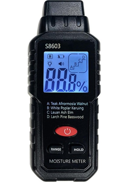 Iki Pimli Dijital Ahşap Nem Ölçer% 0-99,9 Ahşap Nem Test Cihazı (Yurt Dışından)