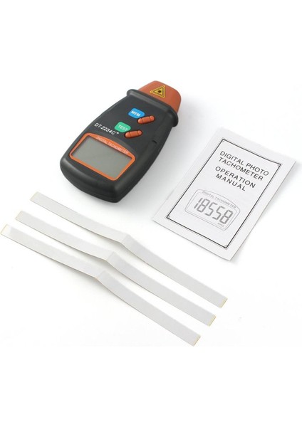 Dijital Lazer Fotoğraf Takometre Temassız Rpm Tach Hız Ölçer Motoru (Yurt Dışından)