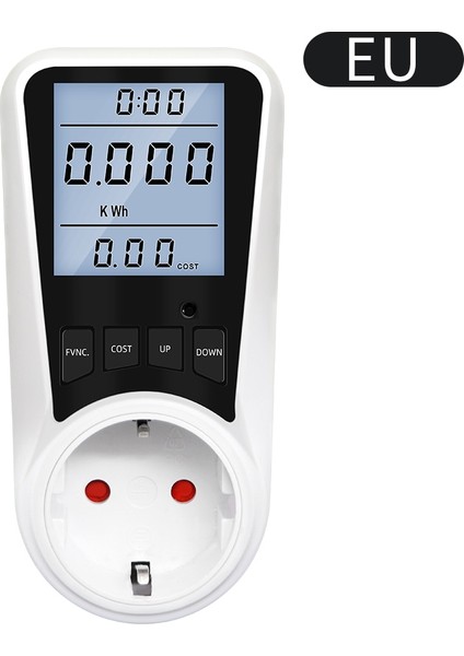 DDS109L Wer Metre Soketi Monitörler Wer Elektrik Tüketimi Watt Metre Takılabilir Soket Wer Watt Ölçer (Yurt Dışından)