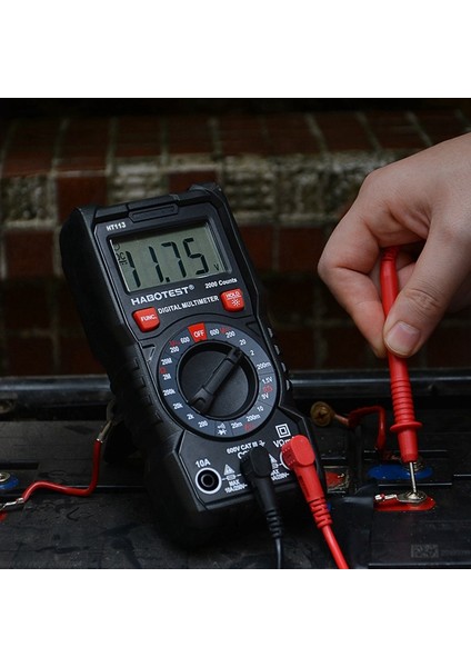 Habotest HT113 El Dijital Multimetre Test Cihazı Profesyonel Ac Dc Ohm Hz True Rms Transistör Test Cihazı Multitester Çoklu Metre (Yurt Dışından) indirimleri