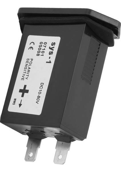 Sys‑1 Dc 10-80V Quartz Elektronik Zamanlayıcı Saat Ölçer Göstergesi, Takılı Tokalı (Yurt Dışından)