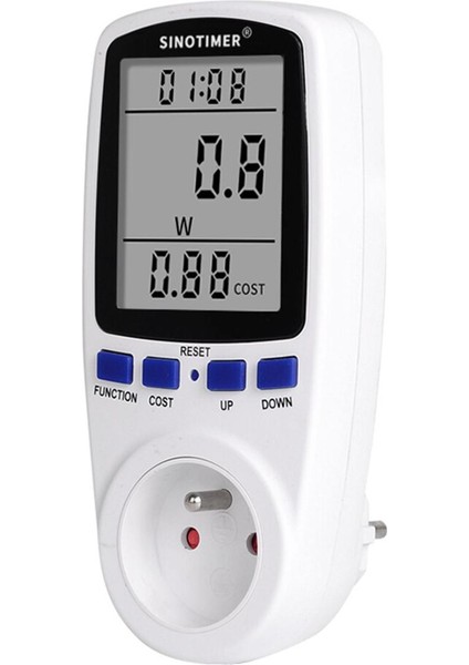 Ab Dijital LCD Watt Metre Wattmetre Watt Elektrik Kwh Wer Monitör Elektrik Sayacı Ölçüm Çıkışı Wer Analizörü (Yurt Dışından)