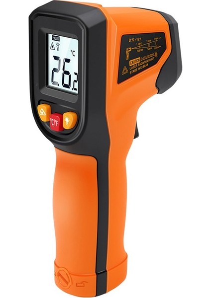 1pc -50~400°C/-50~600°C Dijital Kızılötesi Termometre Temassız Lazer Sıcaklık Ölçer El Termometresi (Yurt Dışından)