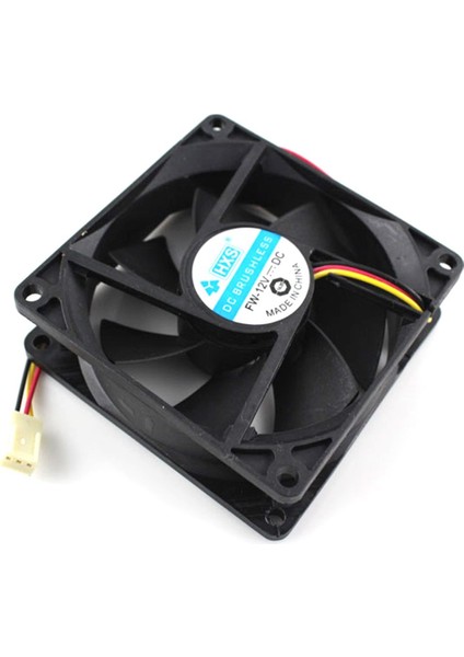 Taşınabilir Bilgisayar DC12V 8cm Pc Bilgisayar Cpu Soğutma Fanı Soğutucu Süper Sessiz (Yurt Dışından)