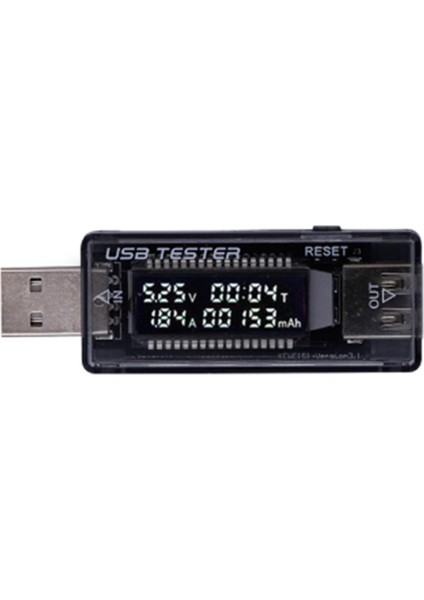 USB Qc2.0 3.0 Akım ve Gerilim Şarj Cihazı Kapasite Test Cihazı Akım Gerilim Kapasite Test Cihazı (Yurt Dışından)