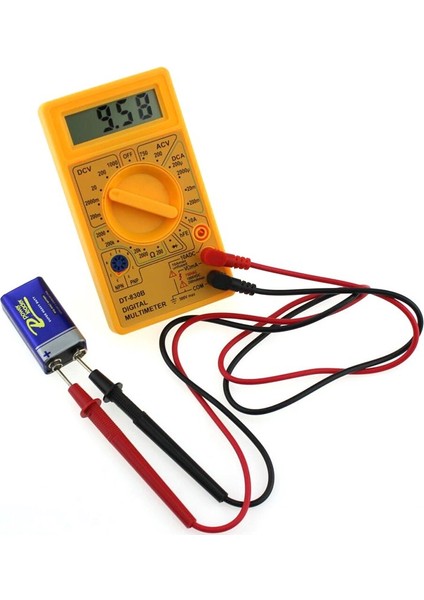 LCD Dijital Multimetre Mini Multimetre Voltmetre Ampermetre Ohm Test Cihazı Amper Metre Profesyonel Aracı (Yurt Dışından)