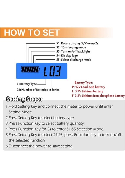 Pil Ölçer Pil Kapasitesi Gerilim Monitörü, Dc Ölçer Göstergesi (Yurt Dışından) fırsatları