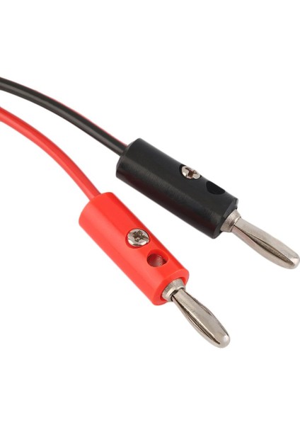 Multer Için 1m 4mm Banana Plug Prob Kablosu Timsah Test Ucu Klipsi (Yurt Dışından)