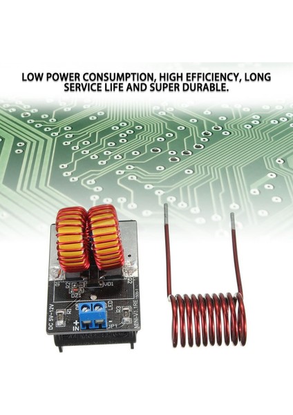 Profesyonel Zvs Alçak Gerilim Indüksiyonlu Isıtma Modülü 5V-12V 120W (Yurt Dışından)