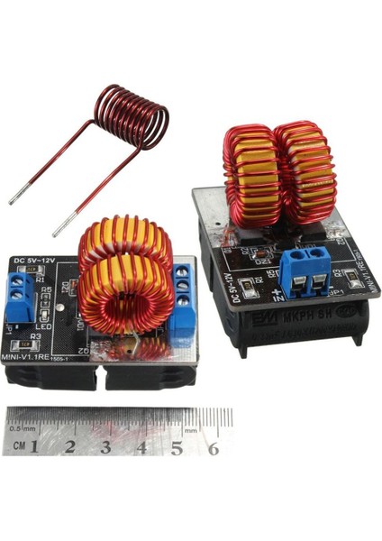 Profesyonel Zvs Alçak Gerilim Indüksiyonlu Isıtma Modülü 5V-12V 120W (Yurt Dışından)