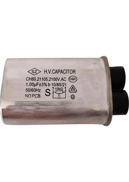 CH85 Yüksek Gerilim Mikrodalga Fırın Kondansatörü 1.00UF Yüksek Gerilim Kondansatörü Boost Filtre Kondansatörü Alüminyum Kabuk (Yurt Dışından)