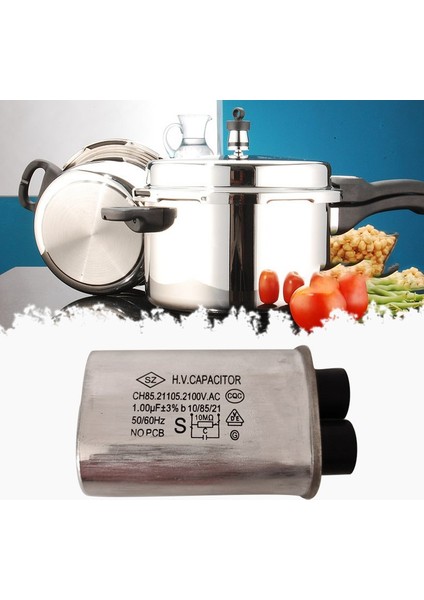 CH85 Yüksek Gerilim Mikrodalga Fırın Kondansatörü 1.00UF Yüksek Gerilim Kondansatörü Boost Filtre Kondansatörü Alüminyum Kabuk (Yurt Dışından)