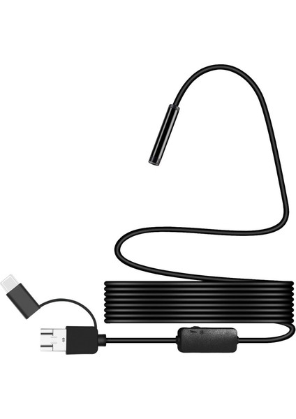 Ma 8mm Yılan Kapsamı Endoskop Muayene Kamerası Andorid Windows-Siyah Için Boroskop (Yurt Dışından) fiyatları