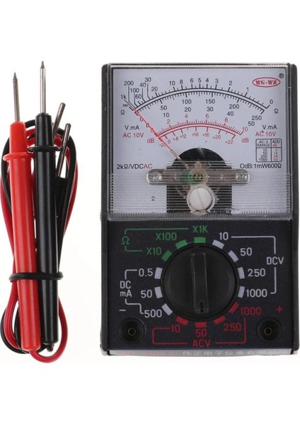 MF-110 Test Cihazı Dijital Multimetre Profesyonel Voltmetre Elektrik Analog Taşınabilir Ampermetre Ac / Dc Gerilim Akım Ohm Çoklu Metre (Yurt Dışından)