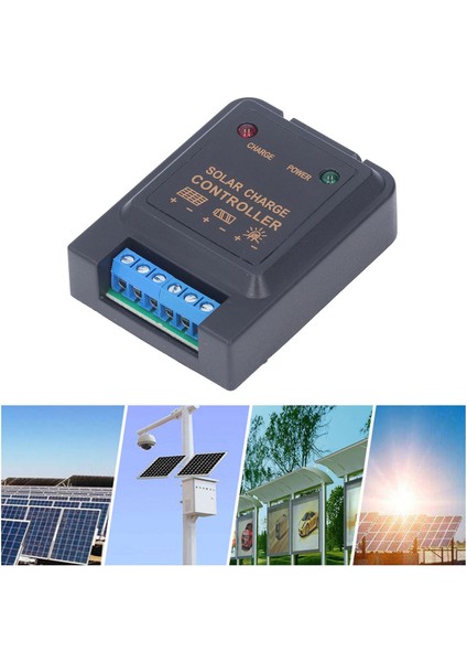 Solar Şarj Kontrol Cihazı, 6V 12V Için Pwm Ayarlı Güneş Paneli Regülatörü (Yurt Dışından)