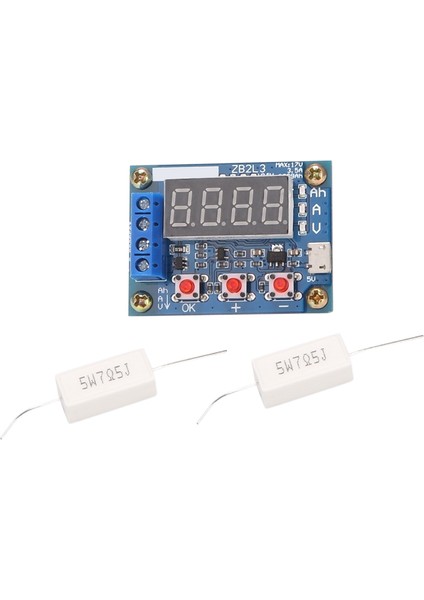 ZB2L3 Pil Test Cihazı LED Dijital Ekran 18650 Lityum Pil Güç Kaynağı Test Direnci Kurşun-Asit Kapasitesi (Yurt Dışından)