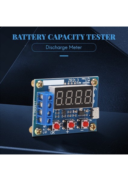 ZB2L3 Pil Test Cihazı LED Dijital Ekran 18650 Lityum Pil Güç Kaynağı Test Direnci Kurşun-Asit Kapasitesi (Yurt Dışından)