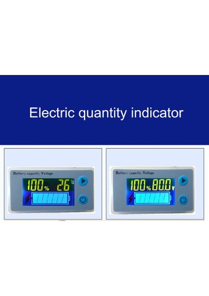 10-100V LCD Araba Asit Kurşun Lityum Kapasite Göstergesi Dijital Voltmetre (Yurt Dışından) indirimleri