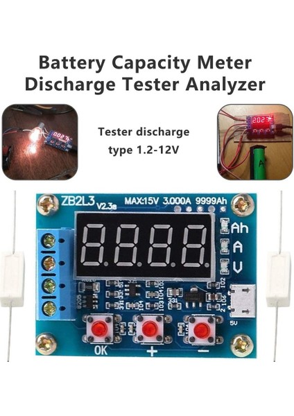 Akü Kapasitesi Test Cihazı-1 * Akü Kapasitesi Test Cihazı 2 * Yük Dirençleri-Mavi (Yurt Dışından)