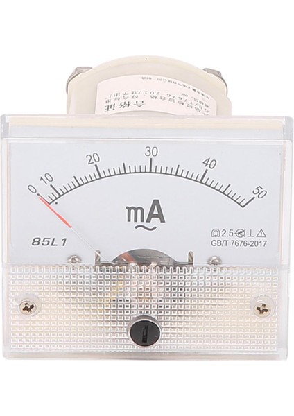 Ac 0 - 50MA Pointer Ac Ampermetre Analog Akım Paneli Basınç Regülatörü Dağıtım Kutuları Vb. Için Amper Ölçer (Yurt Dışından)