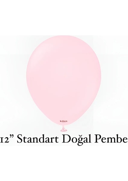 Doğal Pembe 10'lu Balon Seti