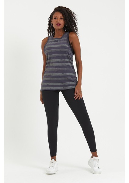 Kadın %100 Pamuk Biye Detaylı Atlet Antrasit fiyatları