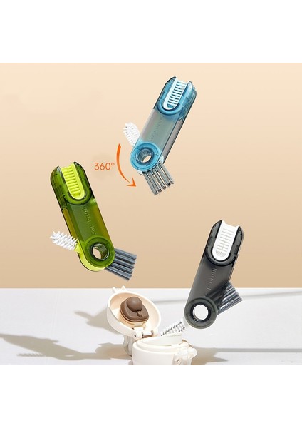 [sıcak] 3'ü 1 Arada Şişe Boşluğu Temizleme Fırçası Çok Fonksiyonlu Bardak Temizleme Fırçaları Su Şişeleri Temizleme Aracı Mini Silikon U-Şekilli Fırça (Yurt Dışından) fırsatları