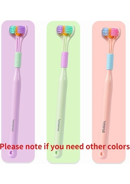 Üç Taraflı Yumuşak Saç Diş Diş Fırçası Diş Fırçası Ultra Ince Yumuşak Kıl Üç Boyutlu Diş Fırçası Yetişkin Ağız Temizleme Bakımı (Yurt Dışından) fiyatları