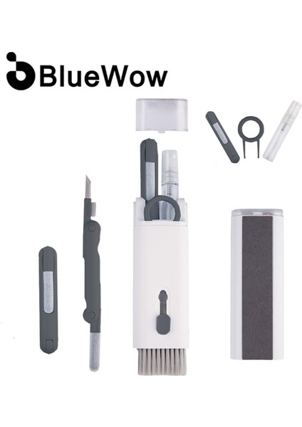 Bluewow 7-In-1 Bilgisayar Klavye Temizleyici Fırça Seti Kulaklık Temizleme Kalemi Kulaklık Klavye Temizleme Araçları Temizleyici Klavye Tuş Çektirme Kiti (Yurt Dışından)