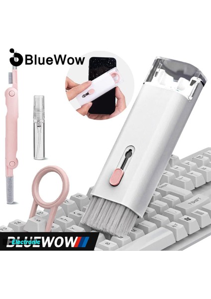 Bluewow 7-In-1 Bilgisayar Klavye Temizleyici Fırça Seti Kulaklık Temizleme Kalemi Kulaklık Klavye Temizleme Araçları Temizleyici Klavye Tuş Çektirme Kiti (Yurt Dışından) modelleri