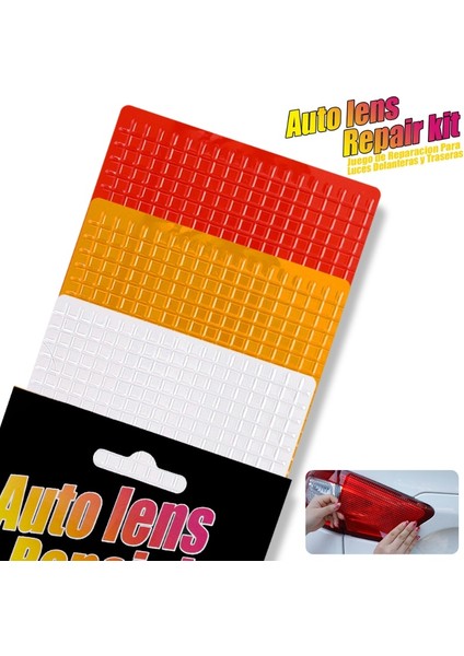 Kendinden Yapışkanlı Araba Arka Lamba Lens Filmi Çatlak Onarım Yaması (Yurt Dışından) fiyatları