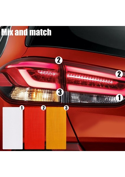 Kendinden Yapışkanlı Araba Arka Lamba Lens Filmi Çatlak Onarım Yaması (Yurt Dışından) modelleri