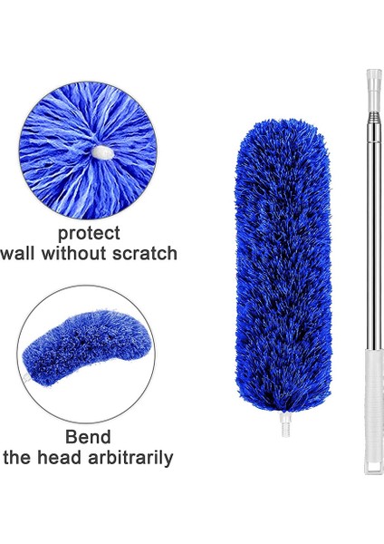Uzatma Kutuplu Yeniden Kullanılabilir Mikrofiber Silgi, Yeniden Kullanılabilir Silgi Setleri, Tavan Vantilatörü, Tavan, Mobilya Temizlemek Için (Yurt Dışından) fırsatları