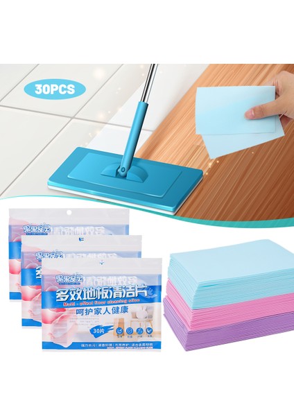 30 Adet/torba Zemin Temizleme Çarşafları Tuvalet Temizleyici Tabletler Paspas Zemini Ev Hijyeni Tuvalet Temizleme Araçları (Yurt Dışından)