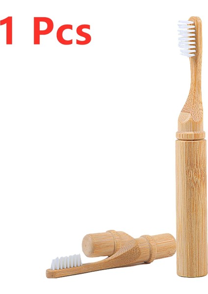 Adet Bambu Kol Diş Fırçası ve Tüp-Diş Fırçaları Için Taşınabilir Ahşap Kapak, Eko Tek Ahşap, Rustik Diş Fırçası Konteyner Tüpleri (Yurt Dışından)