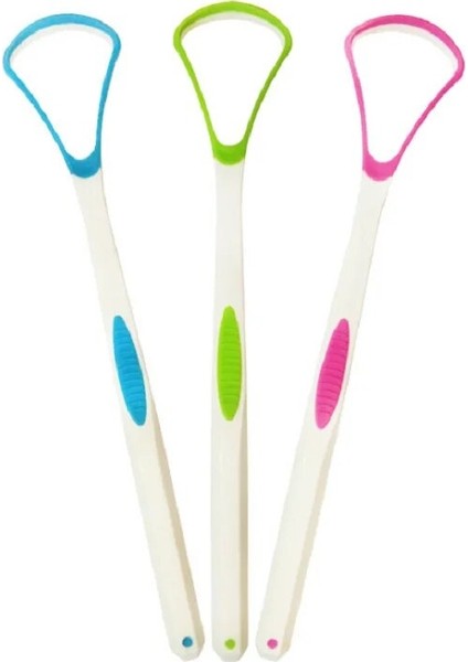 Adet Dil Kazıyıcı Fırça Temizleyici Ağız Temizleme Diş Fırçası Fırçası Dil Temizleyici Plastik Kazıyıcı Dil Ağız Ağız Hijyeni Bakımı (Yurt Dışından)