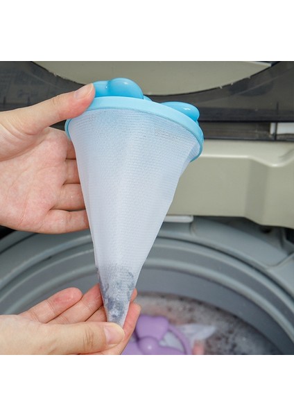 Yüzen Çamaşır Süzgeç Kese Pet Saç Kürk Yakalama Cep Elbise Tüy Bırakmayan Enkaz Toplama Paketi Çamaşır Makinesi Ince Örgü Filtre Torbası (Yurt Dışından)