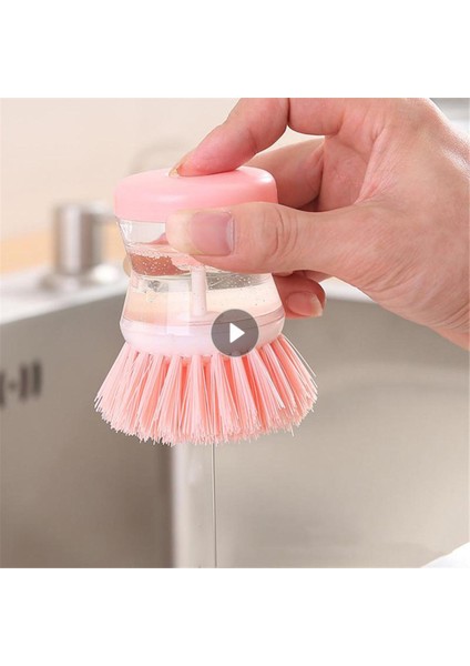 [sıcak] Mutfak Yıkama Potu 2 In 1 Bulaşık Fırçası Yıkama Gereçleri Bulaşık Yıkama Sıvısı Sabunluk Ev Temizlik Mutfak Aksesuarları (Yurt Dışından)