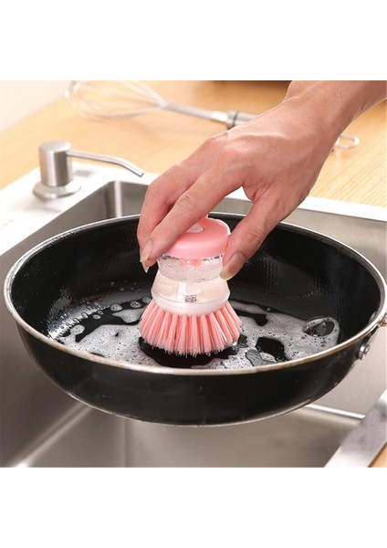 [sıcak] Mutfak Yıkama Potu 2 In 1 Bulaşık Fırçası Yıkama Gereçleri Bulaşık Yıkama Sıvısı Sabunluk Ev Temizlik Mutfak Aksesuarları (Yurt Dışından) fırsatları