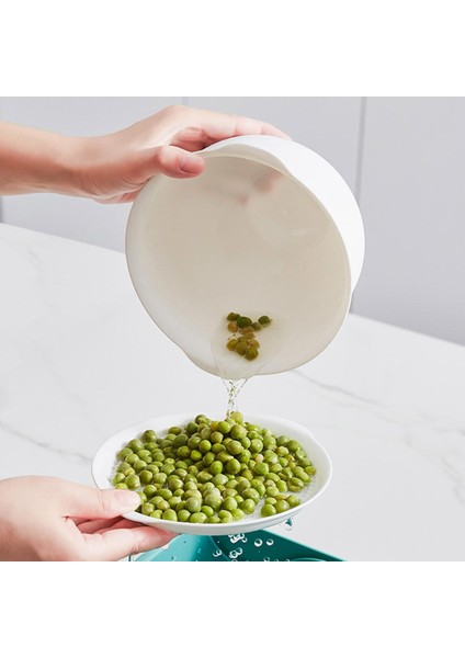 2'si 1 Arada Mutfak Yıkama Süzgeçleri Ev Düz Yurt Dairesi Için Çok Fonksiyonlu Temizlik Sebze Araçları (Yurt Dışından)