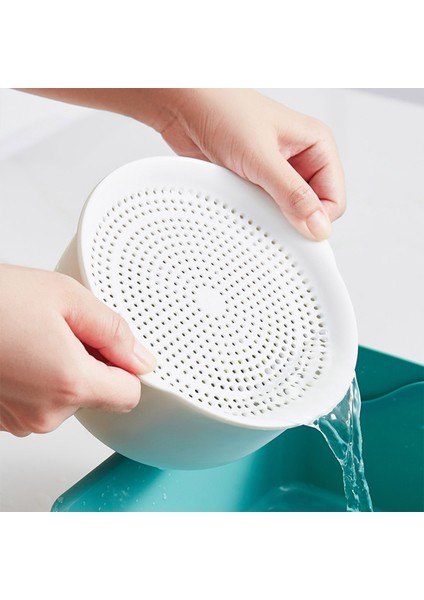 2'si 1 Arada Mutfak Yıkama Süzgeçleri Ev Düz Yurt Dairesi Için Çok Fonksiyonlu Temizlik Sebze Araçları (Yurt Dışından) fırsatları