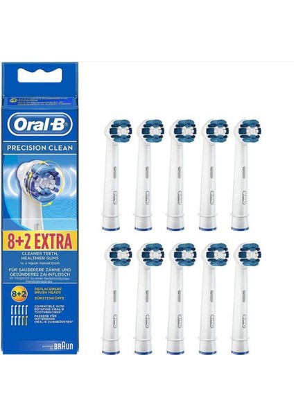 Oral-B Yedek Elektrikli Diş Fırçası Başlığı (10 Adet) (Yurt Dışından)