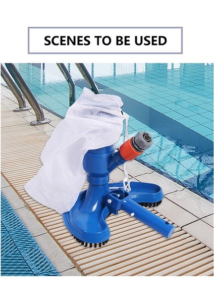 Takım Yüzme Havuzu Elektrikli Süpürge Havuz Fırçası Temizleme Aracı Gölet Çeşmesi Emme Başlığı Açık Spa Temizleyici Fırça (Ab/abd) (Yurt Dışından) modelleri